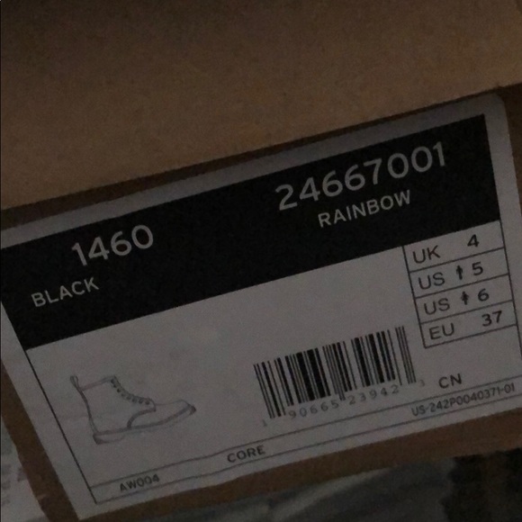 SOLD Dr. Martens 1460 RAINBOW IRIDESCENT Boots - Picture 7 of 7